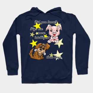 Pigs Are More Intelligent Than Dogs Hoodie